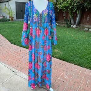 NEW IBIZA HIPPIE FLORAL PATCHWORK DRESS